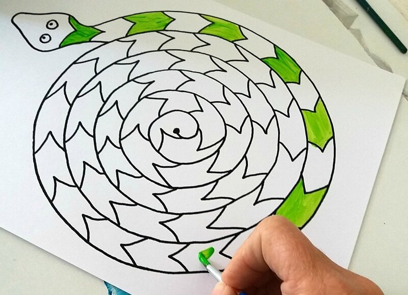 250_Personnages Animaux Monstres_Serpent spirale (5)