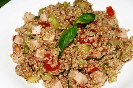 Taboulé de quinoa au basilic recettes Taboulé de quinoa