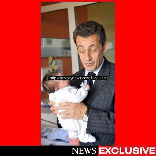 Sarkozy Bebe Carla Bruni Accouchement Photo Exclusive