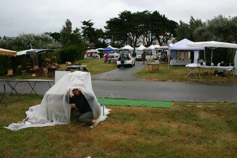 Matin - Marché des créateurs de St Malo - quartier Rothéneuf dimanche 10 août 2014