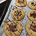 <b>Cookies</b> chocolat et caramel