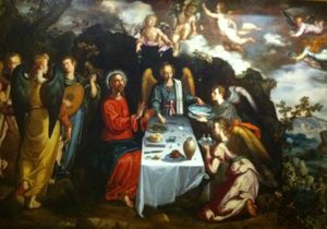 2012 07 21 Samedi Castres Musée Goya Le Christ servit par les anges dans le desert Franscisco Pacheco