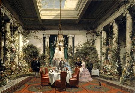 salle à manger de la princesse Mathilde, par Dubufe