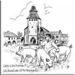la divagation des cochons, Labastide d'Armagnac