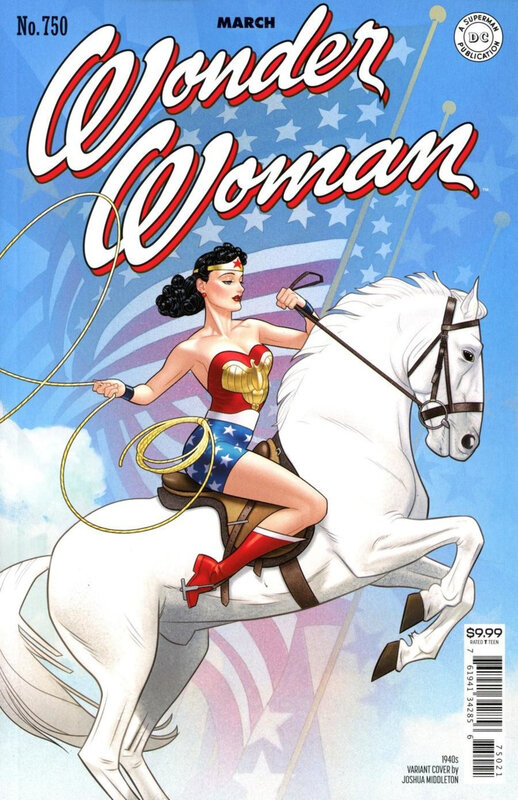 rebirth wonder woman 750 1940 joshua middleton variant