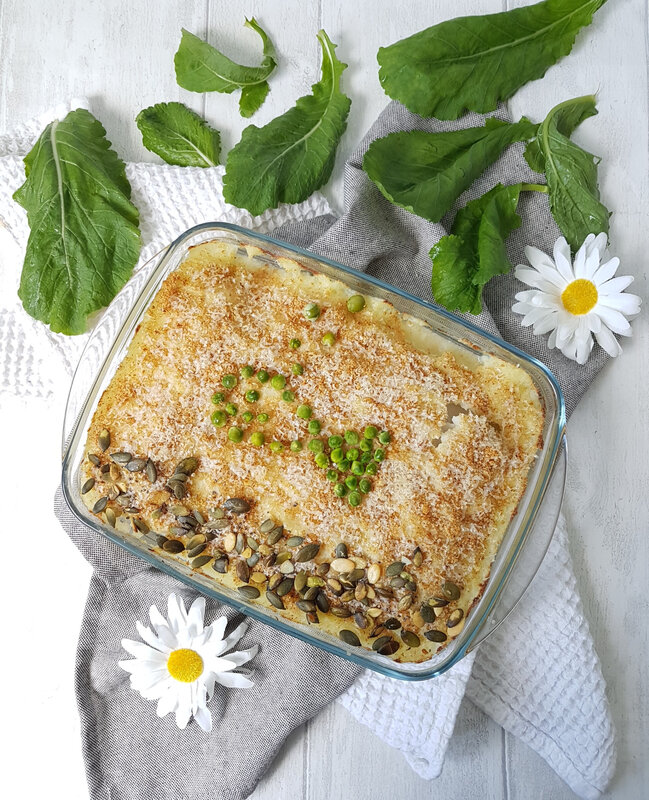 cathytutu gratin cabillaud pureepdt navet petits pois defi recette