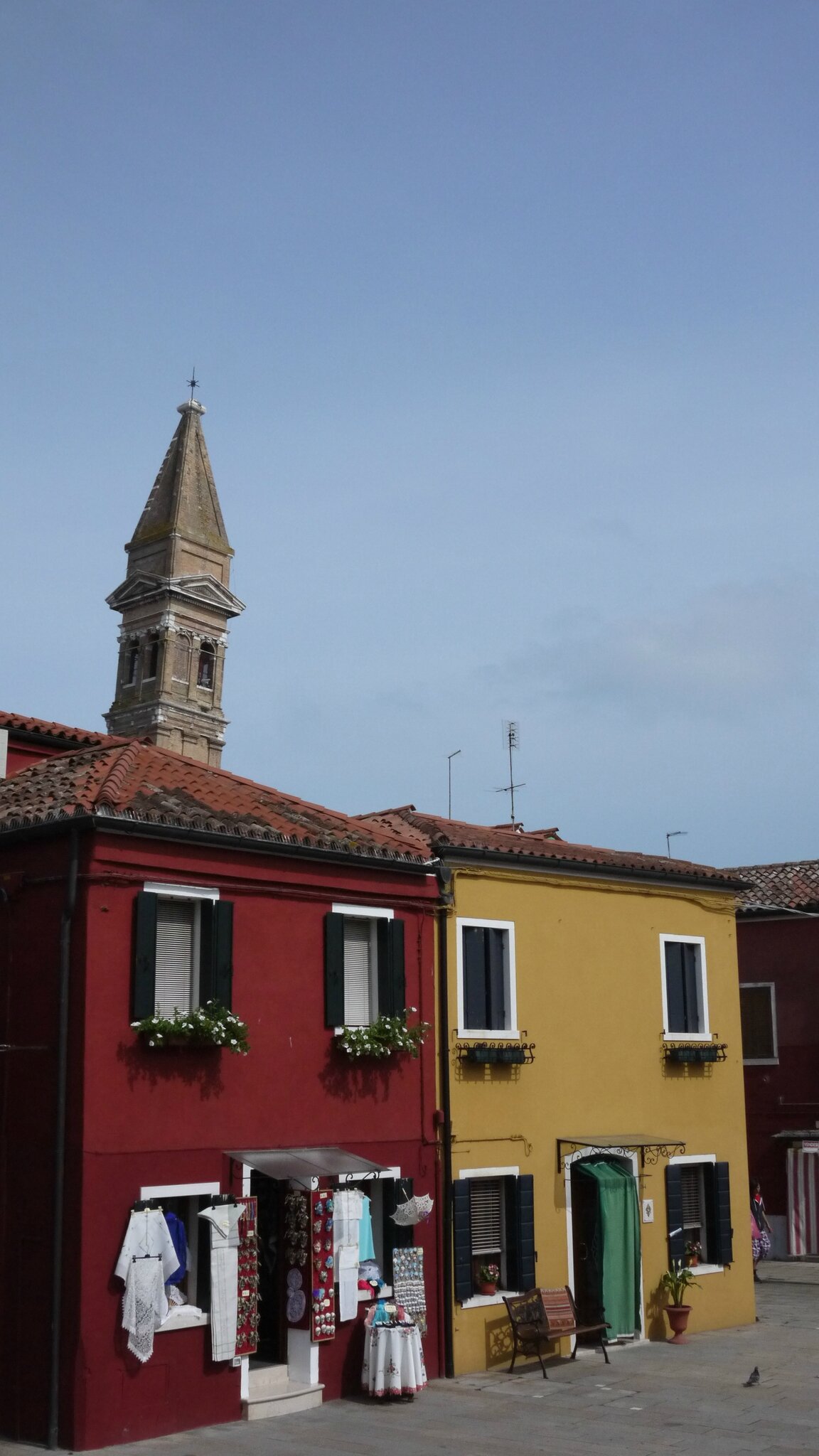 Le campanile sur l'île de Burano