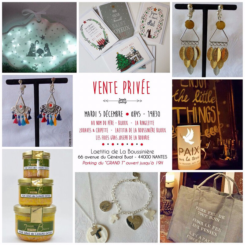 Invitation pour la vente à la maison