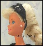 serre tête noir barbie