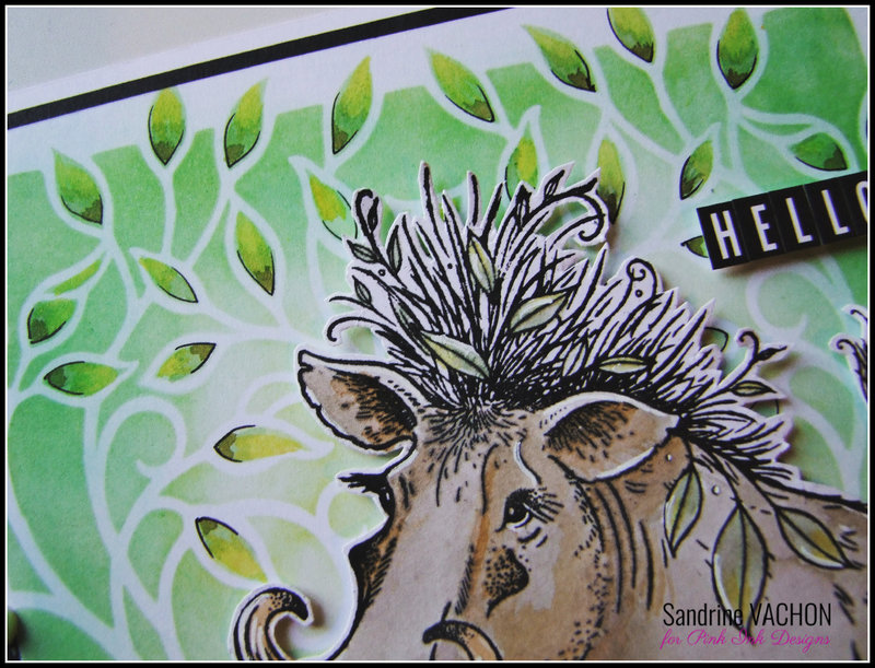 Sandrine VACHON Andy Pochoir Flowing Fronds PINK INK DESIGNS (2)