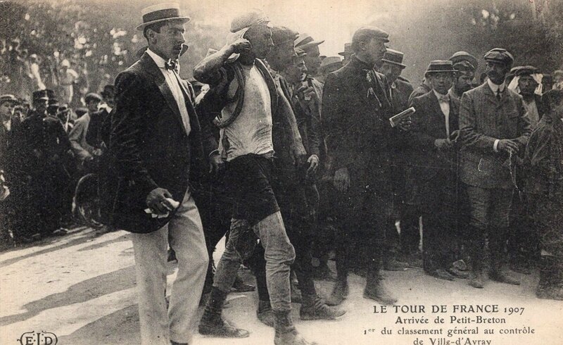 CPA Ville d'Avray Tour de France 1907 Petit-Breton