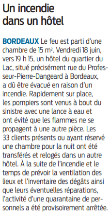 2021 06 20 SO Un incendie dans un hôtel