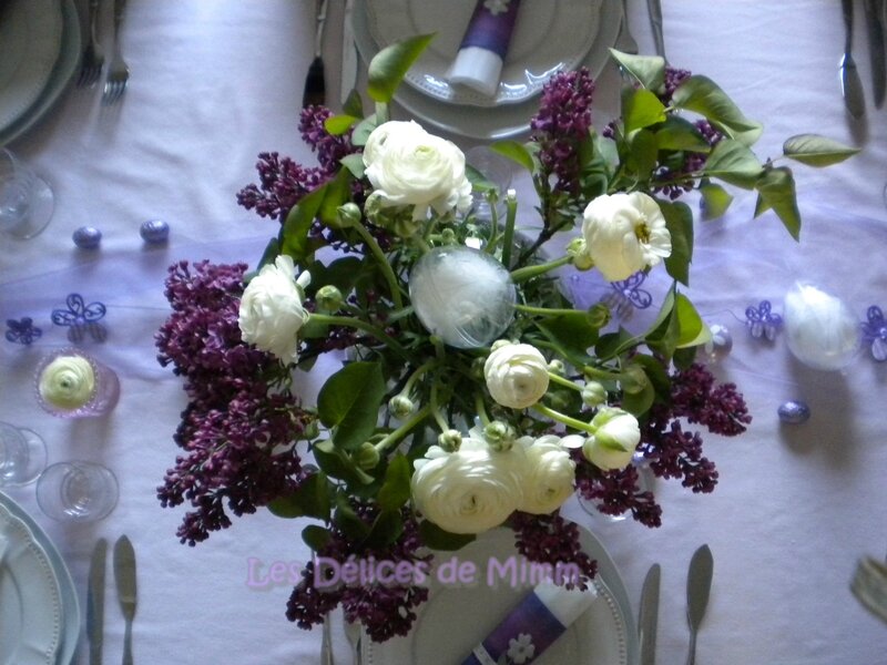 Table poétique de Pâques autour du lilas 4