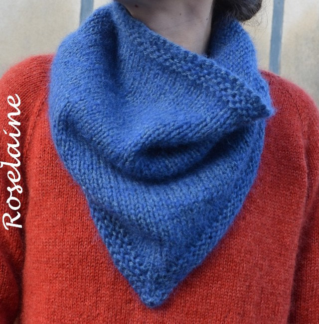 Roselaine Bandana Cowl by Purl Soho 2