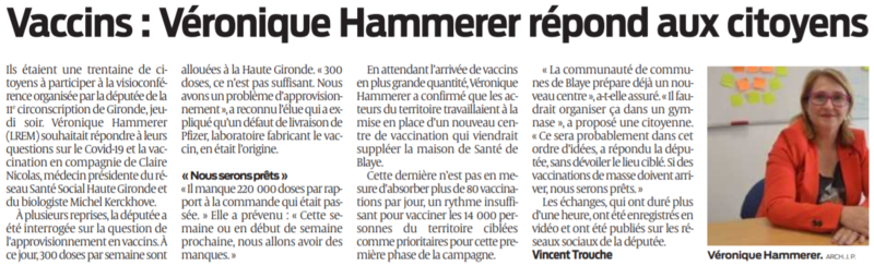2021 01 23 SO VaccinsVéronique Hammerer répond aux citoyens