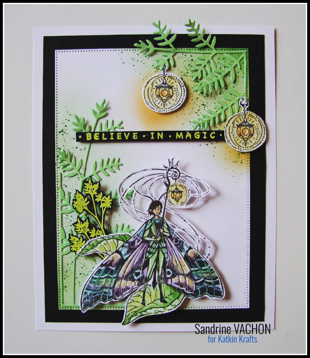 Sandrine VACHON carte Sphinx KK noir et vert (1)