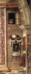Pinturicchio detail de Annonciation Spello ca 1500