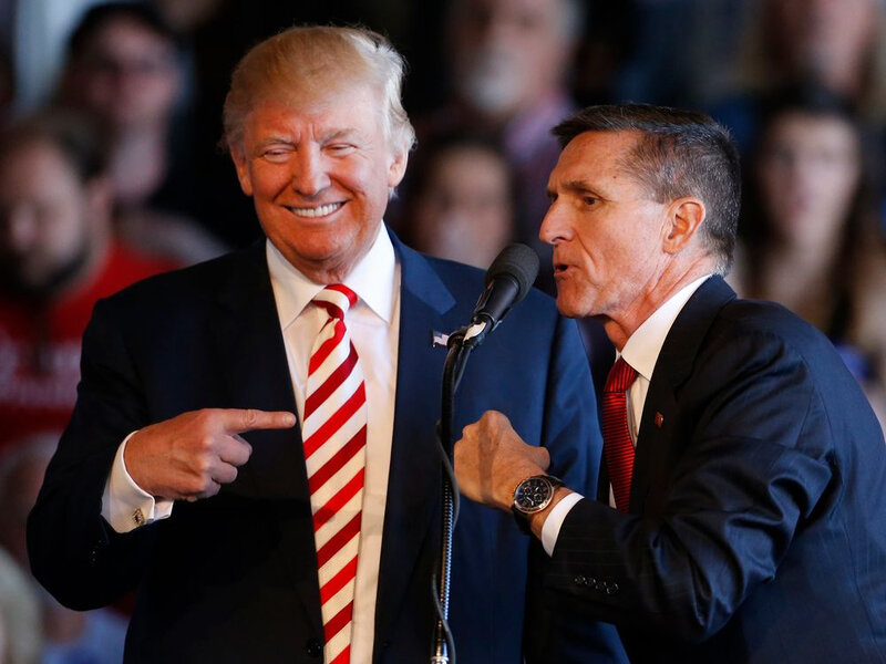 Donald Trump with Michael Flynn 2