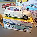 <b>Dinky</b> <b>Toys</b>, la Fiat 600 D (ref : 520) ! Un modèle plutôt ancien de 1963 !