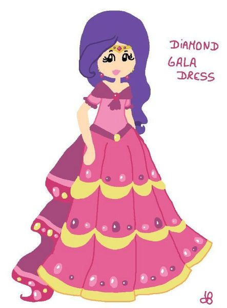 diamond gala dress