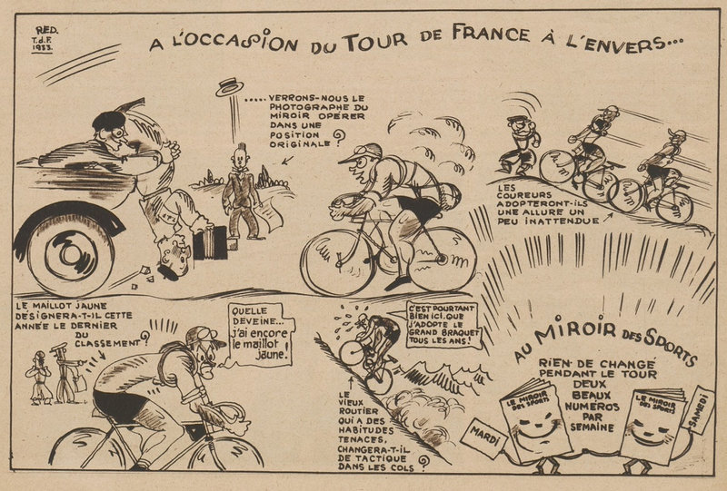 1933 06 27 Tour de France Miroir des sports p410 Illustration