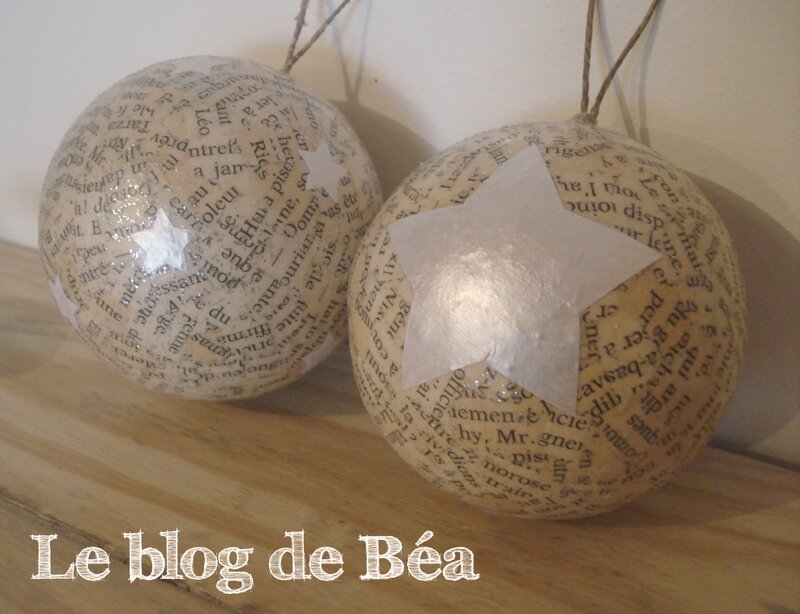 DIY boules de Noël