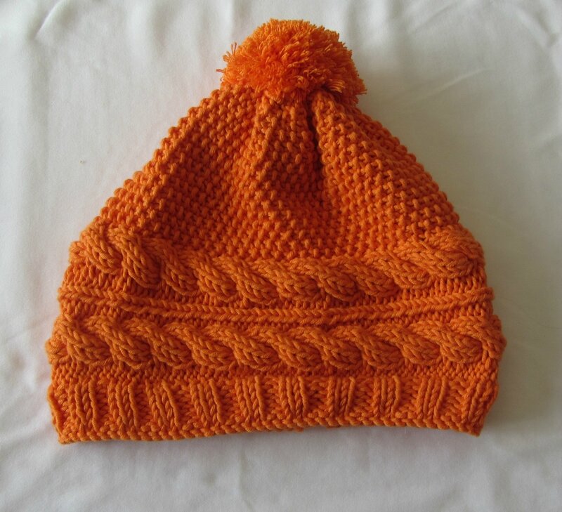 Bonnet hatnut orange 3