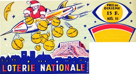 Billet Loterie Père-Noël