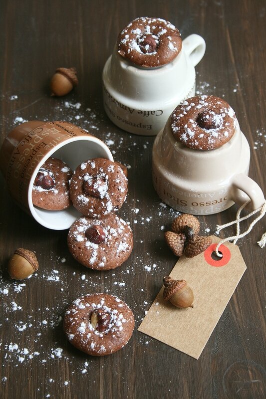 mini financiers choco-noisettes - Passion culinaire Minouchka