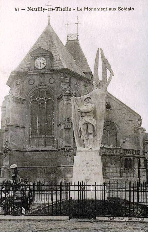 CPA Neuilly en Thelle Monument Leyritz