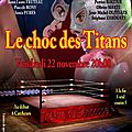 LE CHOC DES TITANS, vendredi 22 novembre au Périscope