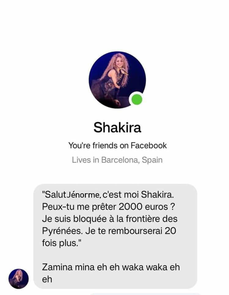 Sauvons Shakira