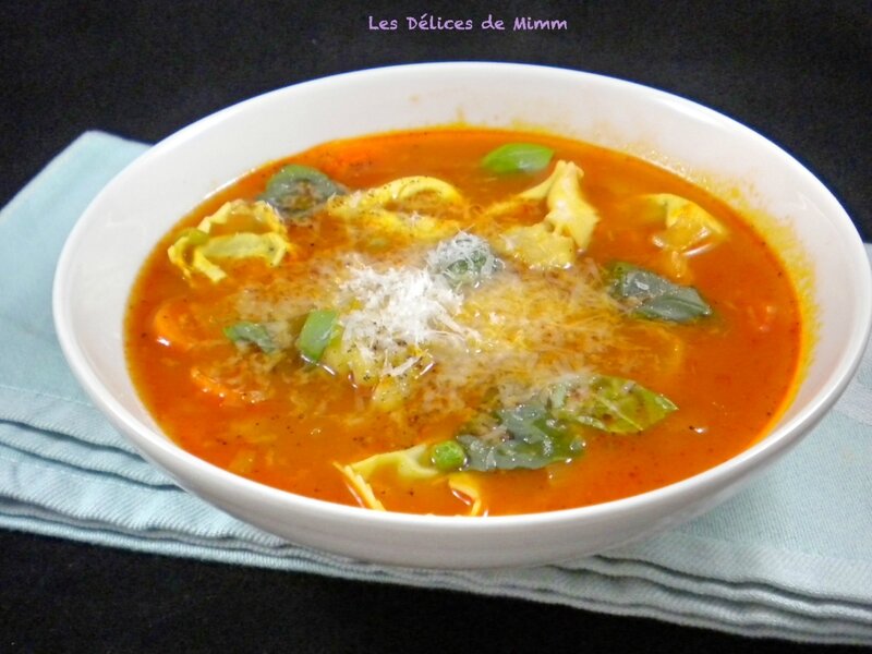Bouillon aux tortellini à l’italienne 2