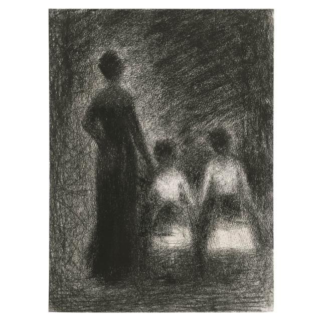 スーラの素描 Seurat Dessin Georges Seurat: Zeichnungen ドイツで開催された、フランスの
