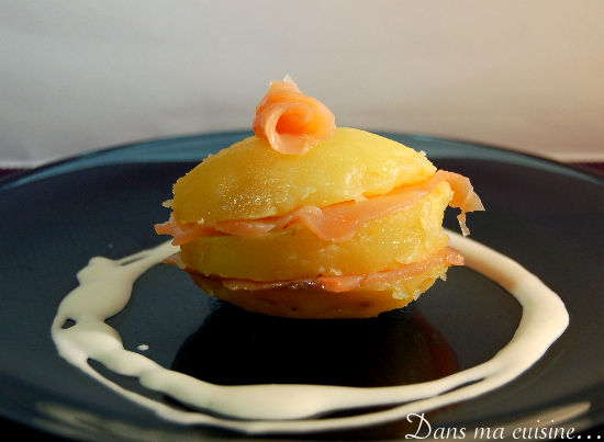recettes Pommes de terre gratinées au saumon fumé