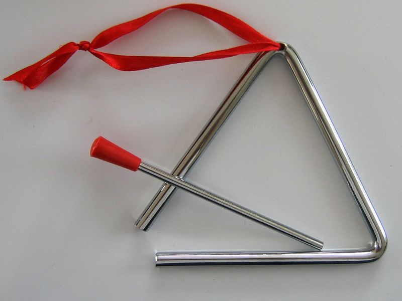 Le triangle - Photo de Instruments de musique - Ecole Maternelle
