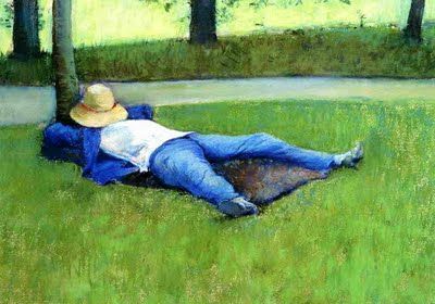 La sieste de Gustave Caillebotte 1877
