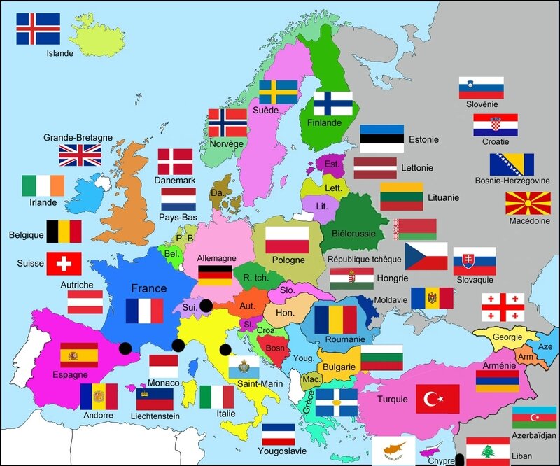 Carte Participants JO 2002 Europe BF