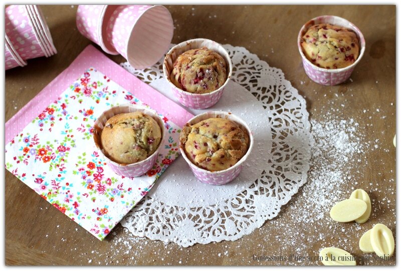 Muffins framboises, chocolat blanc 010