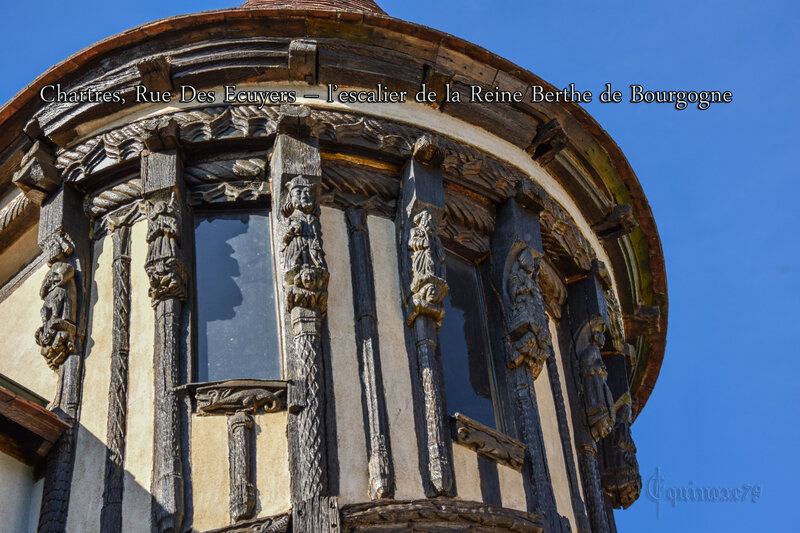 Chartres, Rue Des Ecuyers – l’escalier de la Reine Berthe de Bourgogne