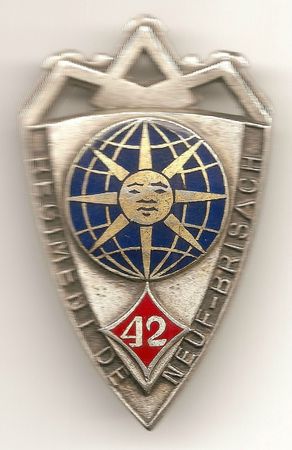 Insigne 42ème Infanterie