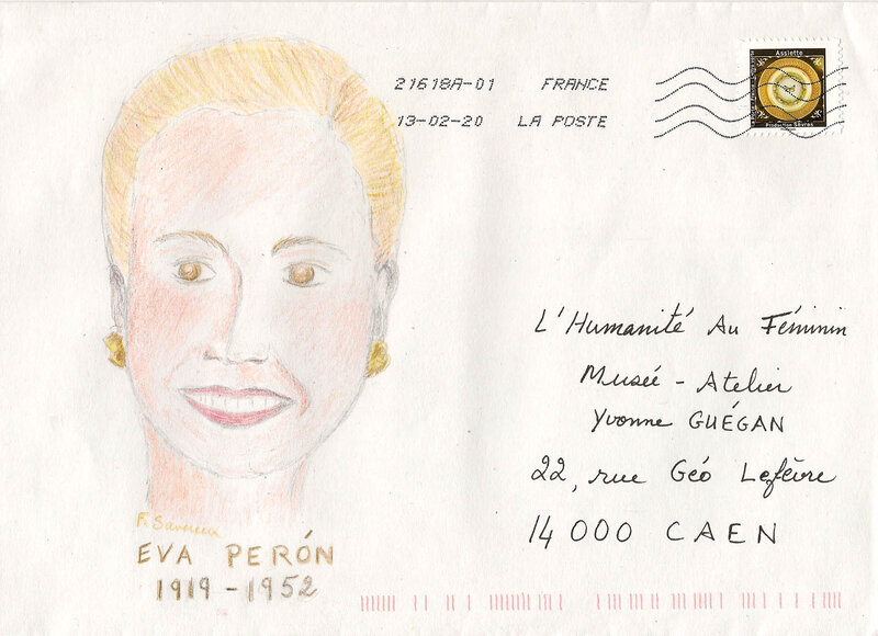 01 0247eva Peron par Françoise Savereux recto