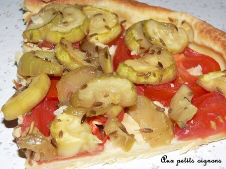 Tarte Tomates Courgettes recettes legumes Tarte courgettes et tomates