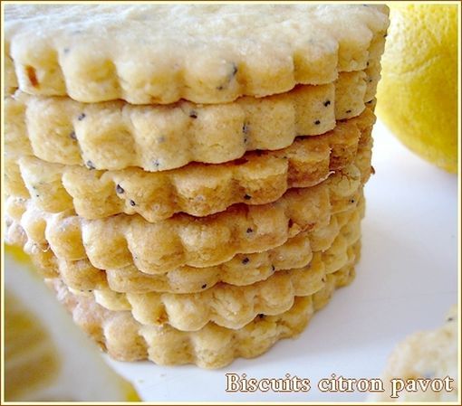 findu billet des biscuits citron pavot