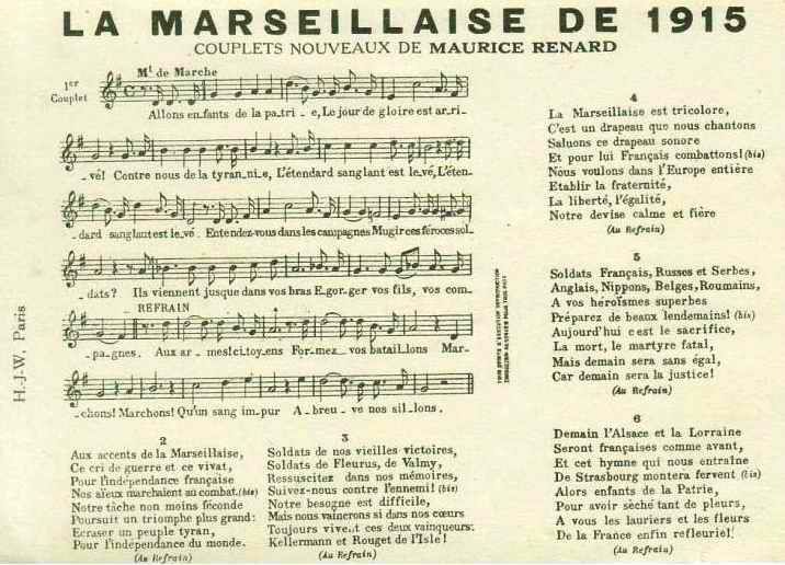 Marseillaise 1915