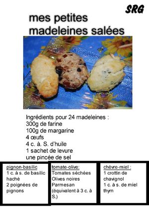 mes petites madeleines salés (page 1)