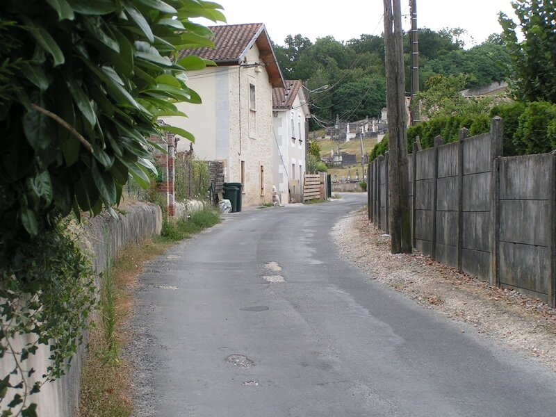 route de Blanquet aux fours à chaux