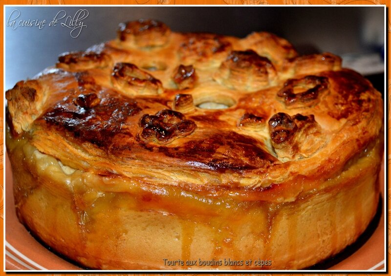 tourte aux boudins blancs