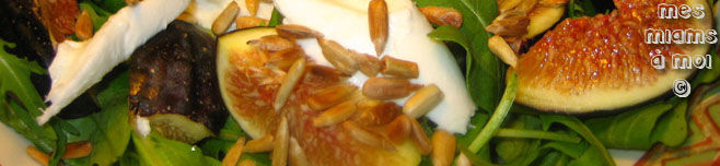 Salade figues mozzarella