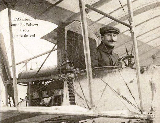 CPA Aviateur Louis de Salvert R